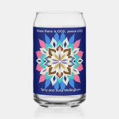 Verre de mariage Blue Bayou (Verso)