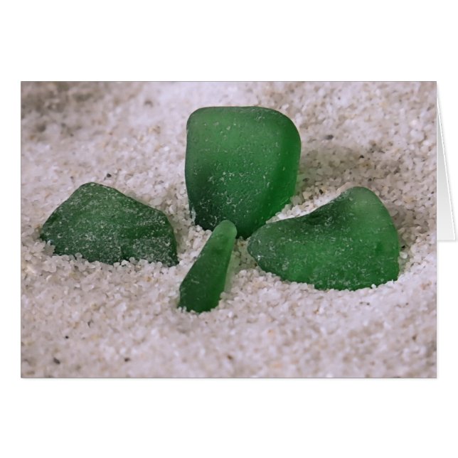 Verre de mer à trois feuilles (Devant horizontal)