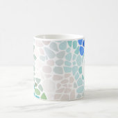 Verre De Mer Coloré Avec Mug Initial (Centre)