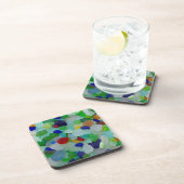 Verre de mer, dessous de verre en verre de photo (Côté Droit)