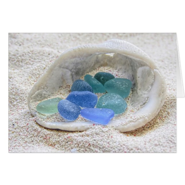 Verre de mer en bleu clair (Devant horizontal)