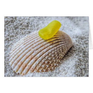 Verre de mer jaune