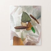 Verre de mer ou puzzle de verre de plage (Vertical)