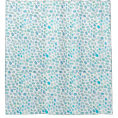 Verre de mer Peinture côtière Motif Douche rideau (Devant)