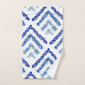 Verre de mer - Treeometric - bleu (Serviette à main)
