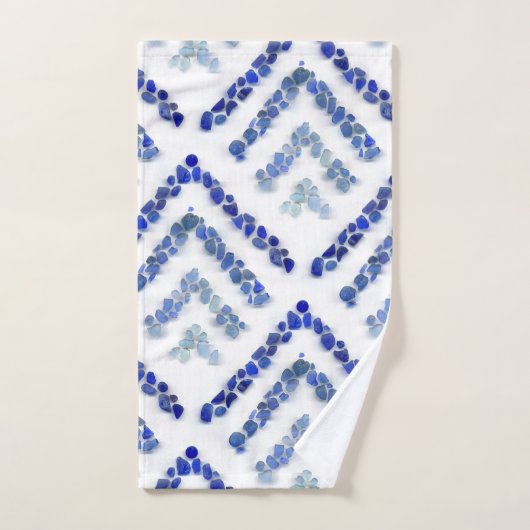 Verre de mer - Treeometric - bleu (Serviette à main)