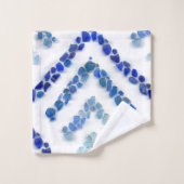 Verre de mer - Treeometric - bleu (Gant de toilette)