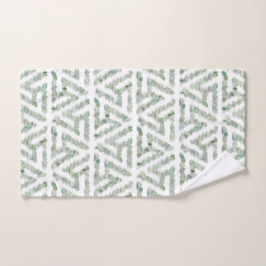 Verre de mer - Triskelion vert (Serviette à main)