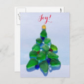 Verre de mer, verre de plage Noël Carte postale de (Devant / Derrière)