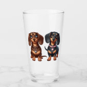 Verre De mignons amis dachshund (Devant)