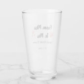 Verre De Mlle à Mme Fête des mariées Tumbler (Dos)
