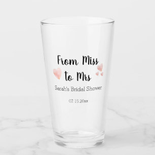 Verre De Mlle à Mme Fête des mariées Tumbler