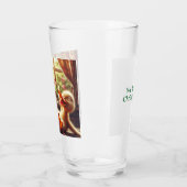 Verre de Noël Canard Ivre Drôle (Gauche)