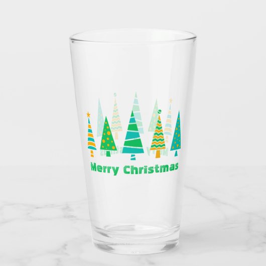 Verre de Noël de sapins (Dos)