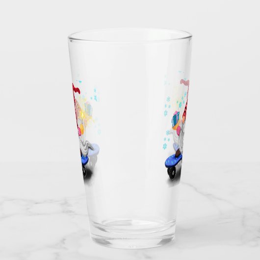 Verre de Noël Gnome (Gauche)