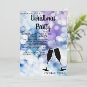 Verre de Noël Parfait, Étincelant Invitation (Debout devant)