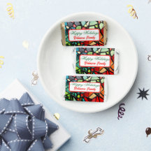 Verre de Noël Vert bleu