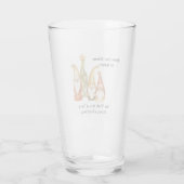 Verre De notre maison à votre (Dos)