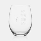 Verre de Pâques, certains lapins ont besoin de vin (Verso)