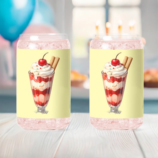 Verre de parfait aux fraises (Insitu (Baby Shower))