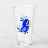 Verre de perroquet bleu (Dos)
