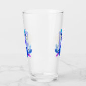 Verre de perroquet bleu (Gauche)