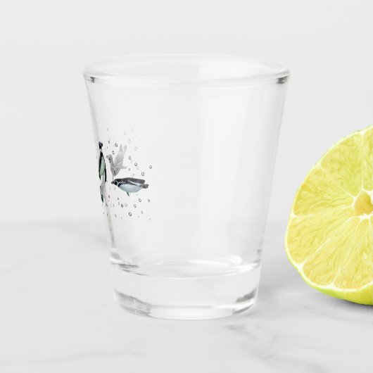 Verre de pingouins mousseux (Droite)