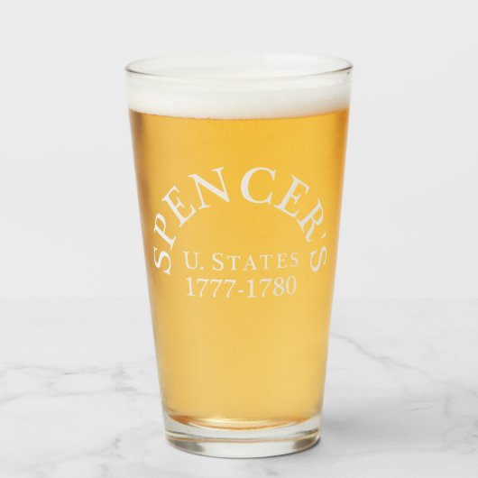 Verre de pinte (Devant (rempli))