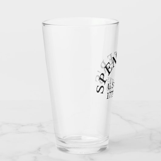 Verre de pinte (Droite)