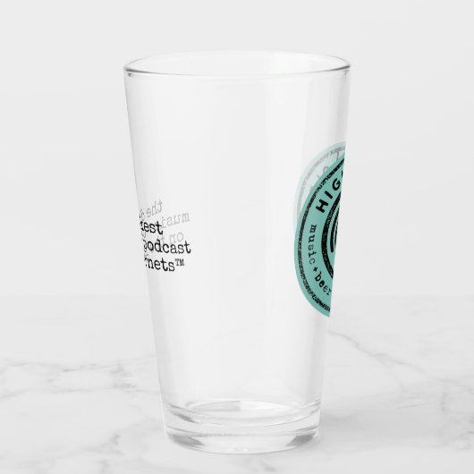 Verre de pinte de HTWOW (Droite)