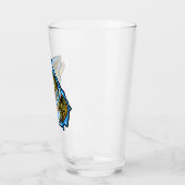 Verre de pinte d'embarcation de truite brune de Gé (Gauche)