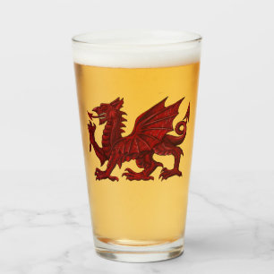 VERRE DE PINTE DRAGON WELSH