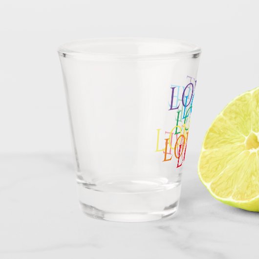 Verre de prise d'amour RAINBOVE (Gauche)