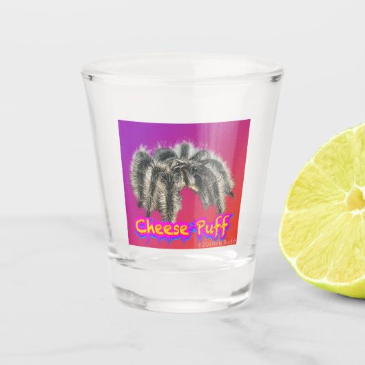 Verre de prise de pâte de fromage (Devant)