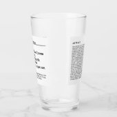 Verre de publication personnalisée - Arrière - pla (Gauche)