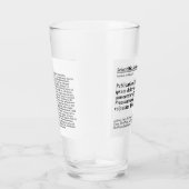 Verre de publication personnalisée - Arrière - pla (Droite)