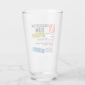 Verre de rhum d'ordonnance personnalisé (Dos)