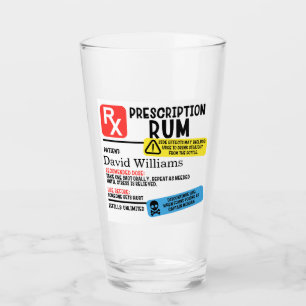Verre de rhum d'ordonnance personnalisé