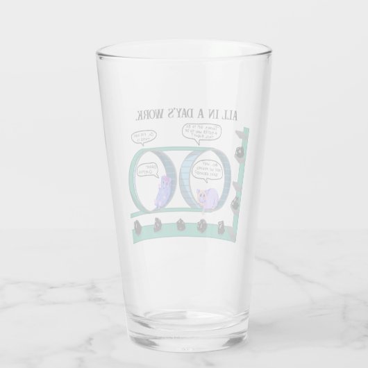 Verre de roue de hamster d'entreprise (Dos)