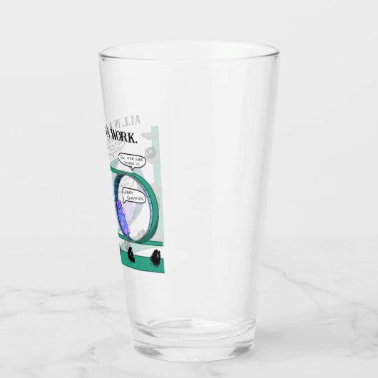 Verre de roue de hamster d'entreprise (Gauche)