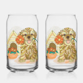 Verre de soda Pup à fleurs (Verso)