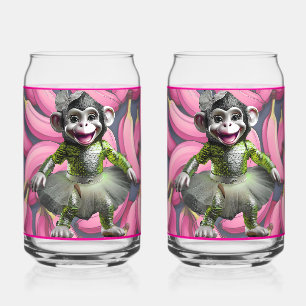 Verre de soda singe en céramique