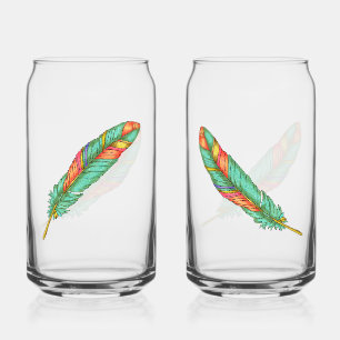 Verre de soude plume