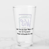 Verre de souper annuel 2021 Women in Standards (Dos)