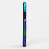 Verre de taches violet fleur iPhone 5 Coque (Dos/Droite)