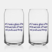 Verre de thé en verre (Verso)
