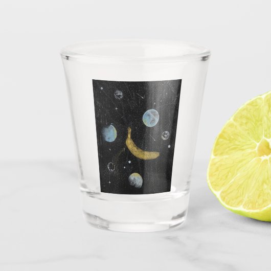 Verre de tir à la banane spatiale (Devant)