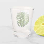 Verre de tir à la feuille tropicale (Dos)