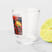 Verre de tir aux couleurs allemandes (Droite)