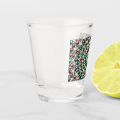 Verre de tir aux couleurs italiennes (Gauche)